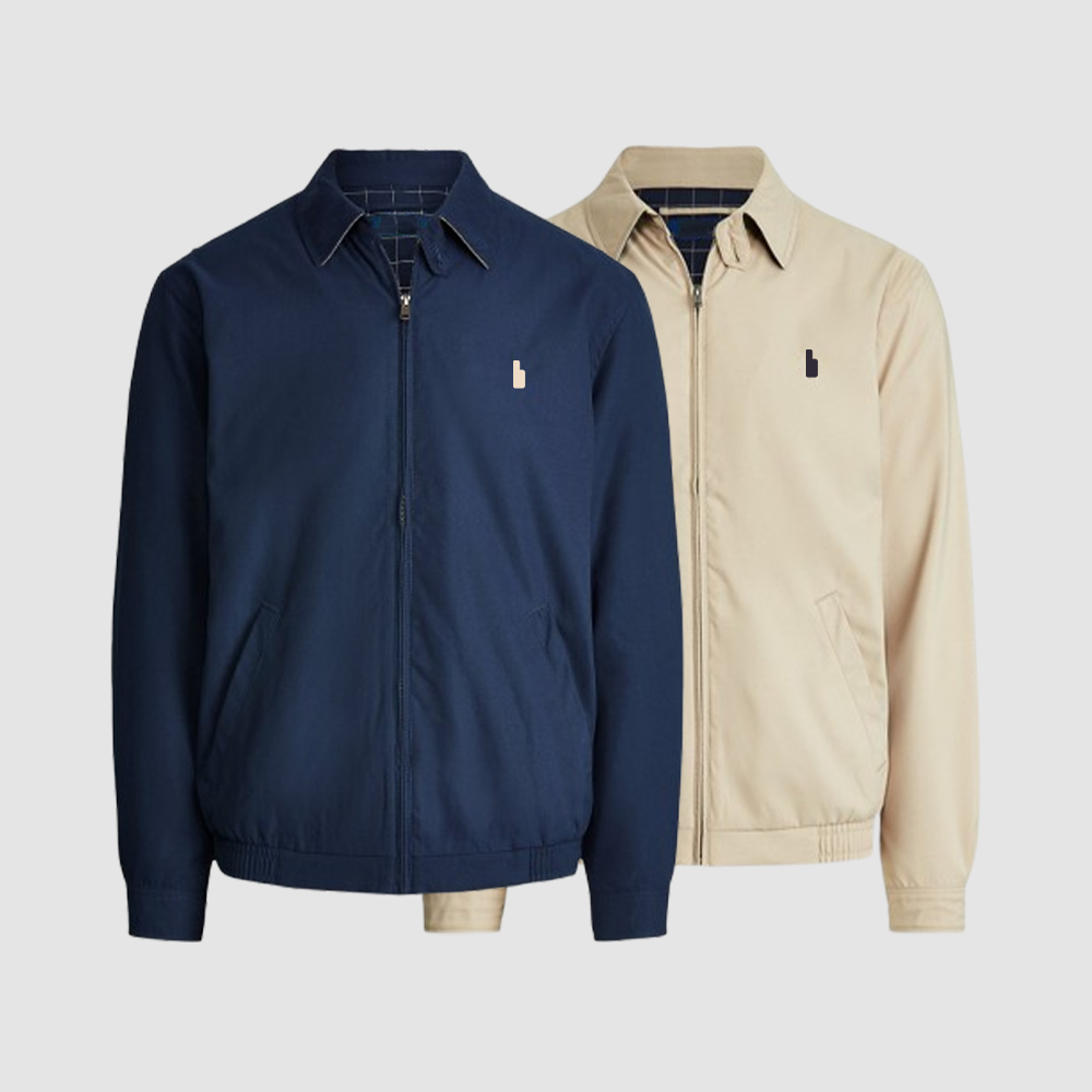 Veste droite légère zippée
